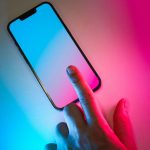 نور آبی موبایل