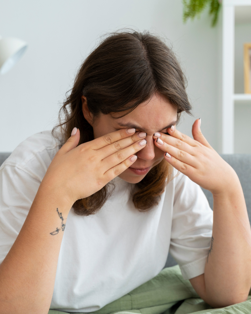 آلودگی هوا چشم ها